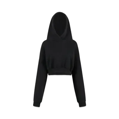Entire Studios Cropped Heavy Hood "Soot" ES2392