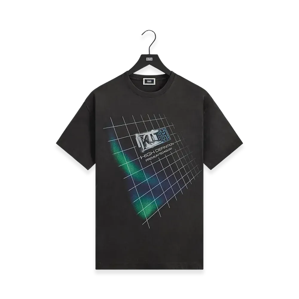 Kith Render Logo Vintage Tee "Black"