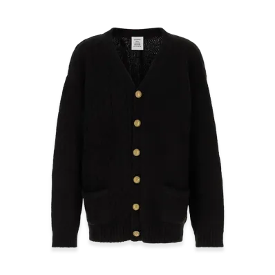 VETEMENTS Split Cardigan "Black"