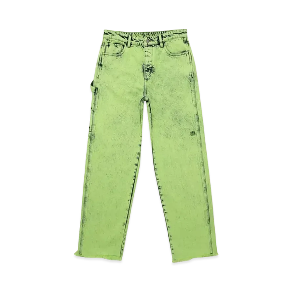drew house carpenter jean "Painted Llime"