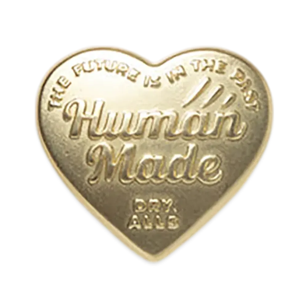 HUMAN MADE Heart Pins "Gold"