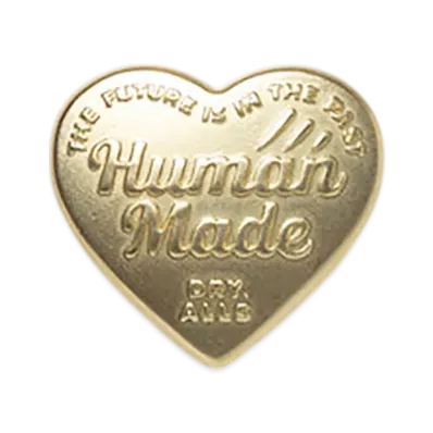 HUMAN MADE Heart Pins "Gold"