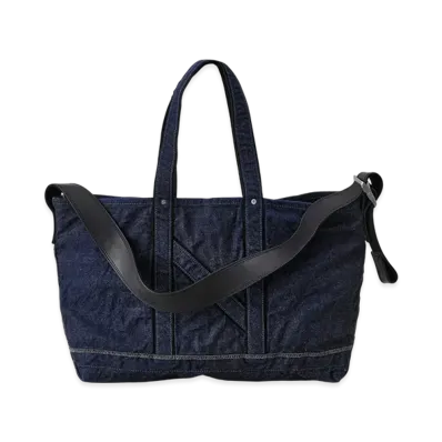NICENESS I.Lands 14Oz Denim Shoulder Strap Bag "Indigo"
