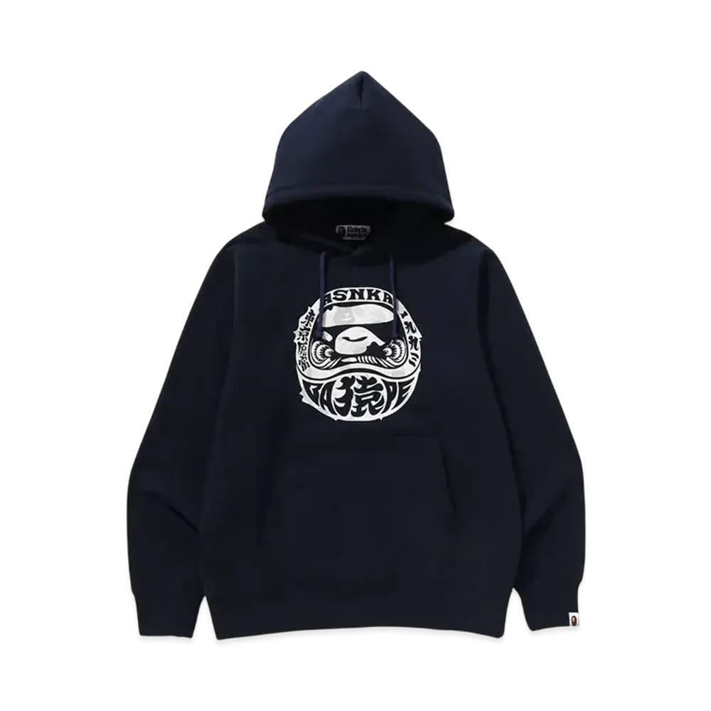 A BATHING APE Harajuku Daruma Pullover Hoodie "Black"
