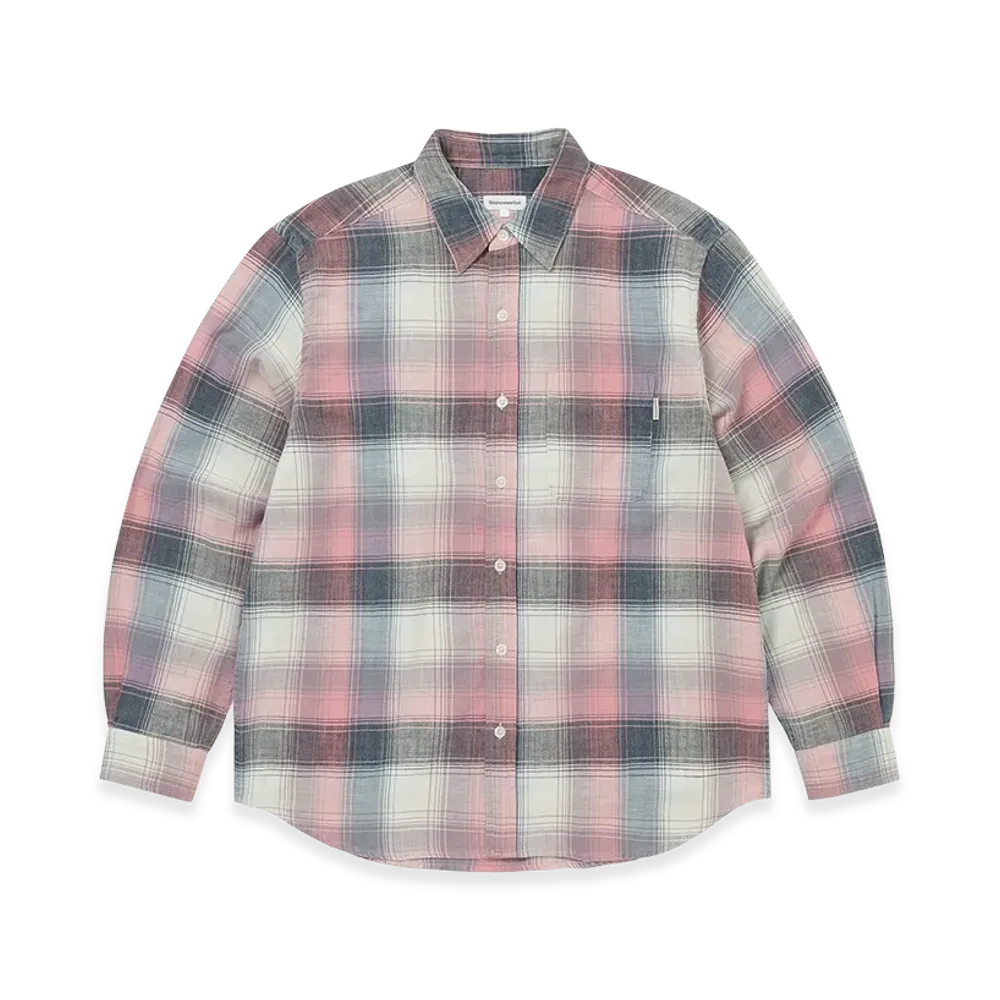 thisisneverthat Washed Check Shirt "Pink"