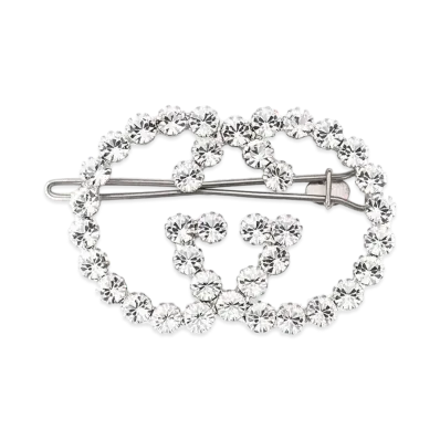 GUCCI Crystal Interlocking G Hair Clip