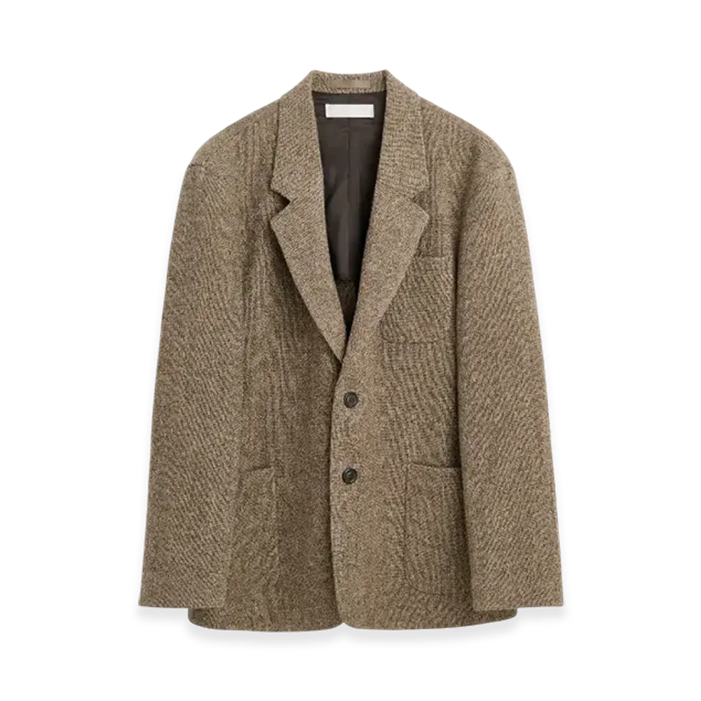 OUR LEGACY Embrace Blazer "Natural Brown Sack Weave"
