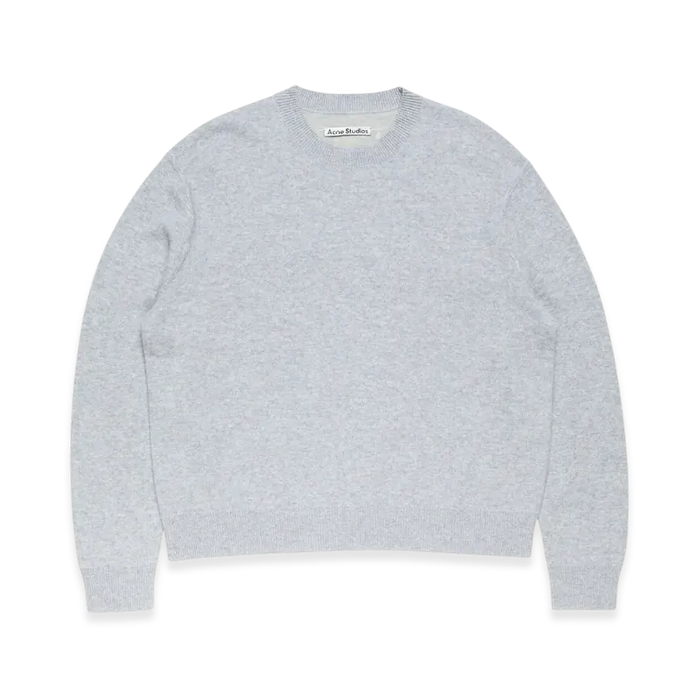Acne Studios Cashmere Sweater "Cold Grey Melange"
