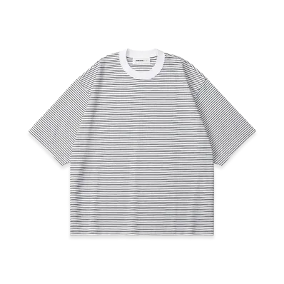 everyone Og Border Short Sleeve Tee Shirt "White"
