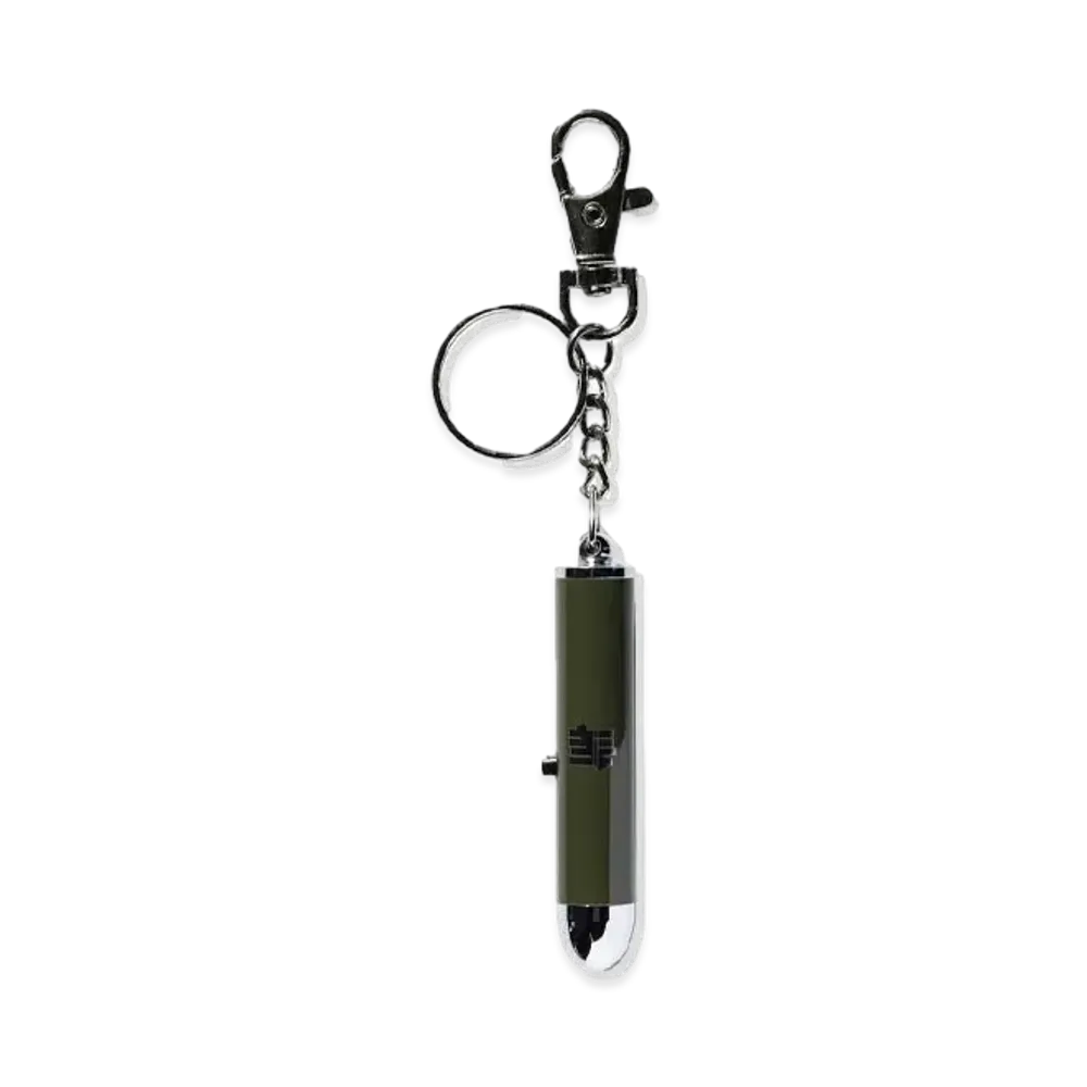UNDEFEATED Laser Pointer Keychain "Olive"