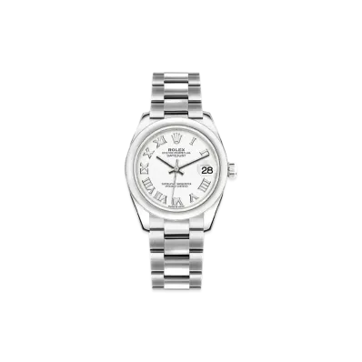 ROLEX Datejust 31 Oyster 31mm "White Roman/Oyster Steel"