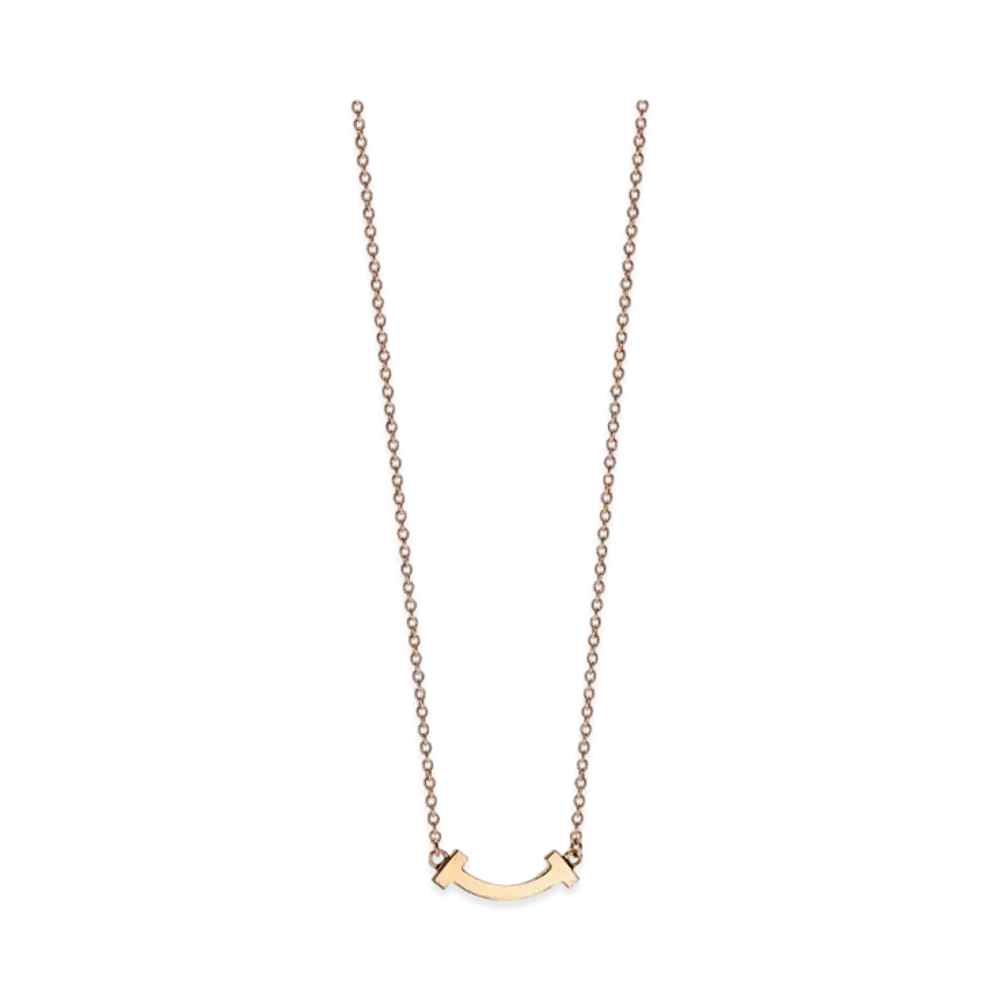 Tiffany & Co. Tiffany T Smile Pendant 18K "Rose Gold"