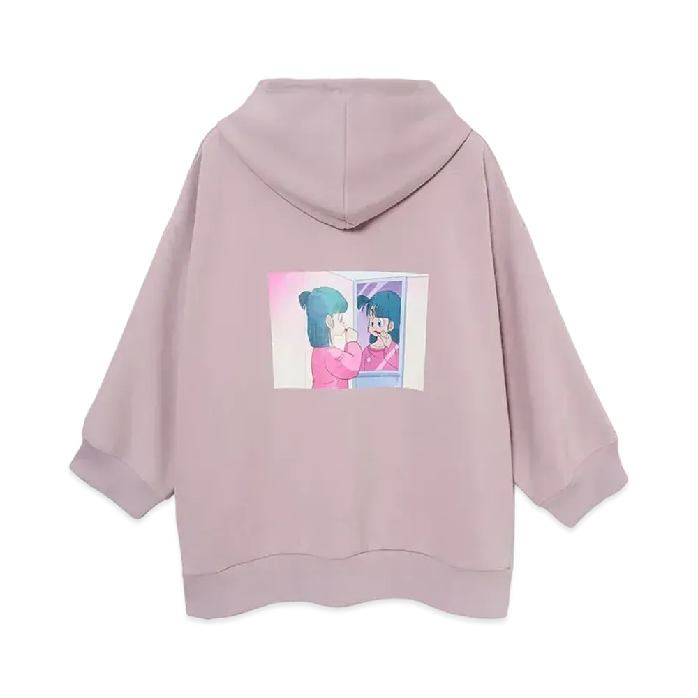 graniph x Dragon Ball Bloomers Poncho Parka "Pink"