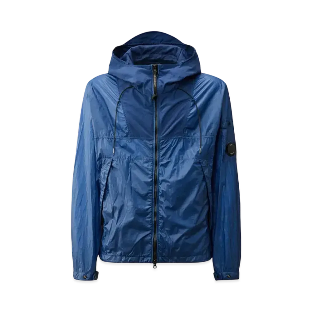 C.P. Company CS II Mixed Hooded Lens Jacket "Oceana Blue"