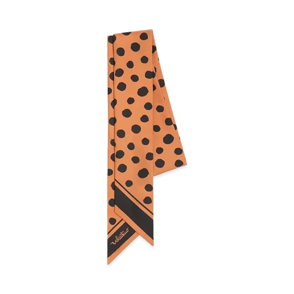 Valentino Garavani Women's Scarf "Orange/Black"