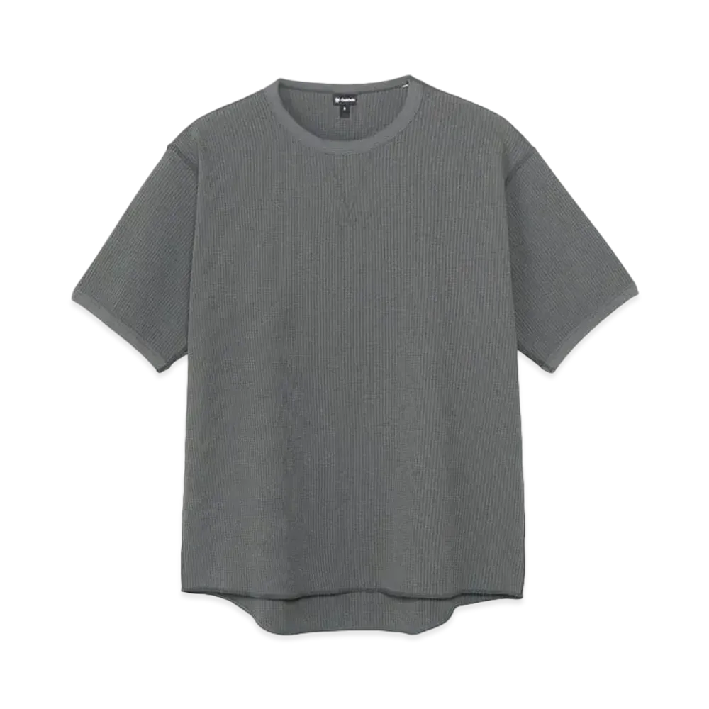 Goldwin Waffle Light Gusset T-shirt (Unisex) "Cloud Gray"