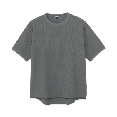 Goldwin Waffle Light Gusset T-shirt (Unisex) "Cloud Gray"