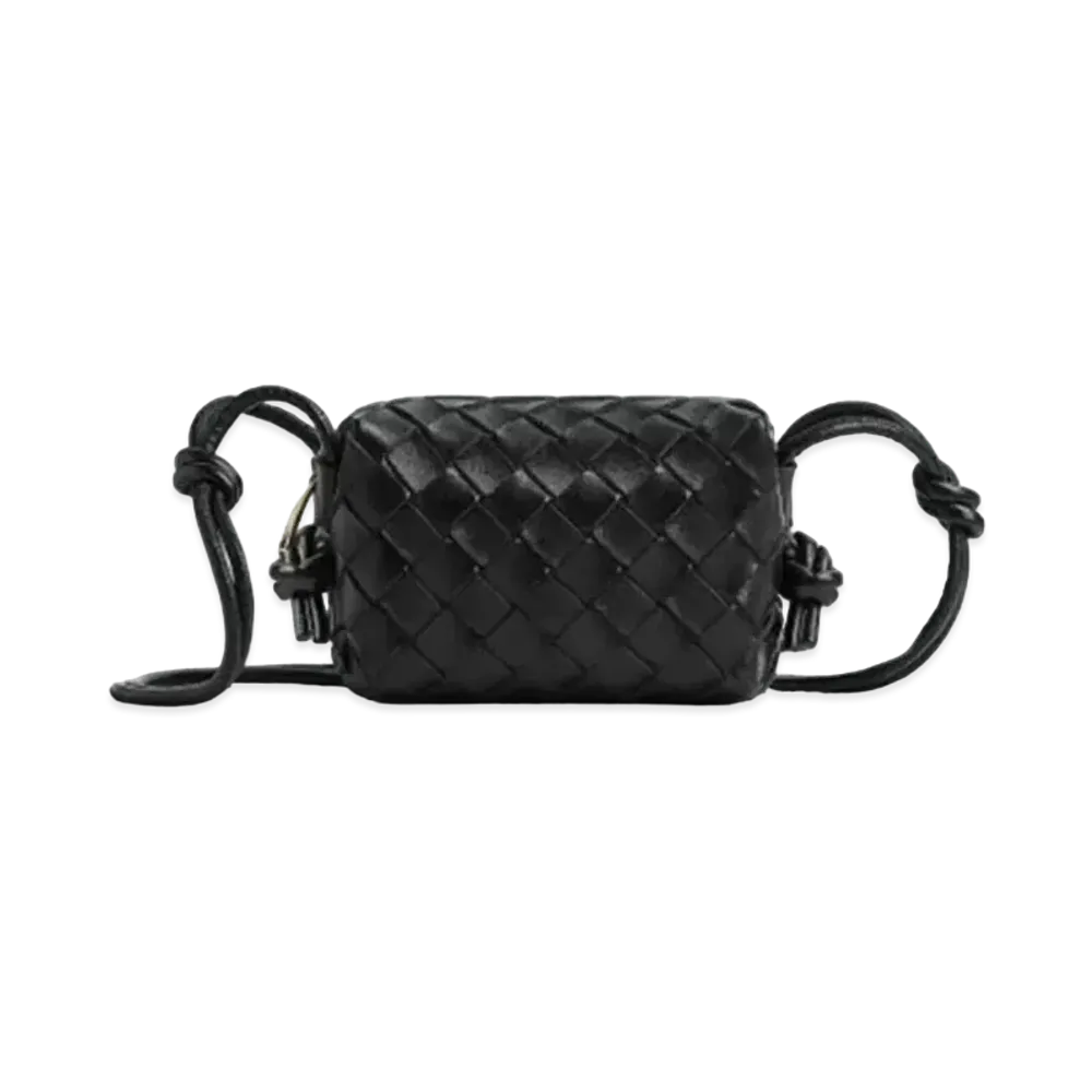 Bottega Veneta Candy Loop Camera Bag "Black"
