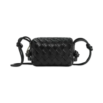 Bottega Veneta Candy Loop Camera Bag "Black"