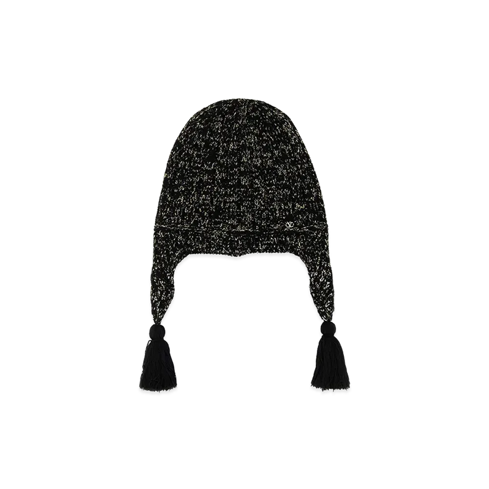 Valentino Women's Wool Blend Beanie "Black"