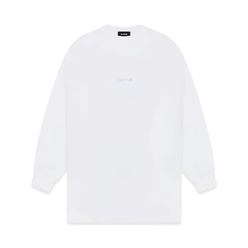WE11DONE Rhinestone T-shirt "White"