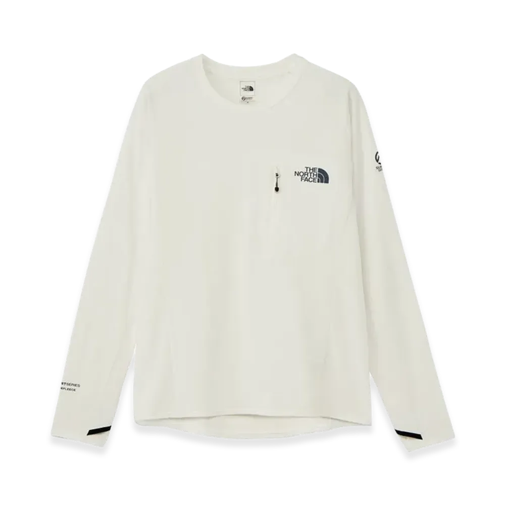 The North Face Expedition Grid Fleece Light Crew "Greyish White"