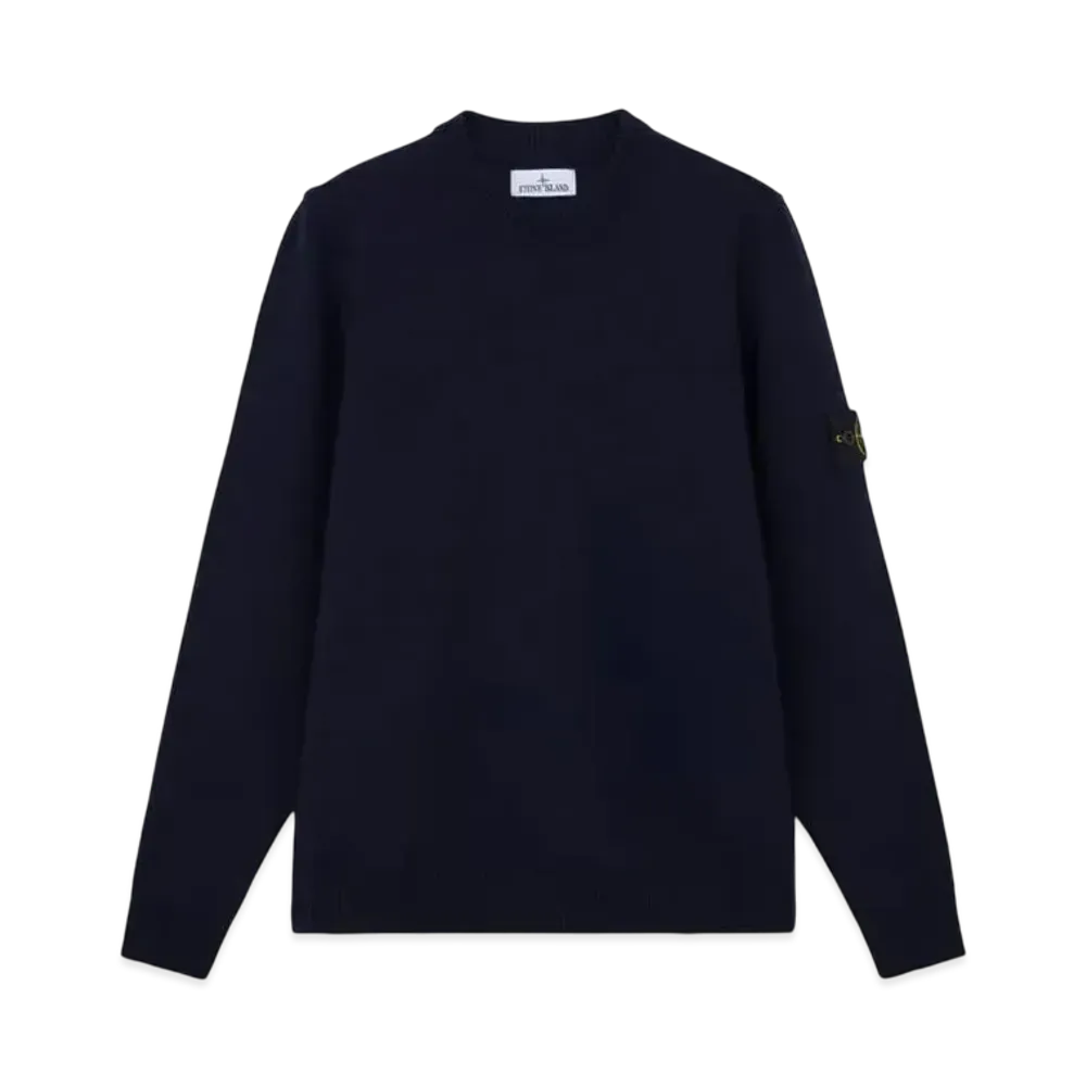 Stone Island 508A3 Lambswool "Navy Blue"