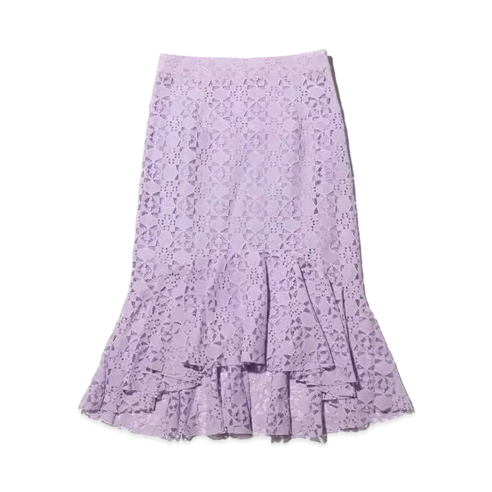 atmos pink Lace Mermaid Skirt "Purple"