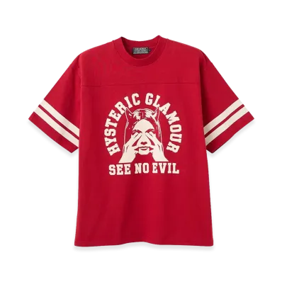 HYSTERIC GLAMOUR See No Evil Tee "Red"