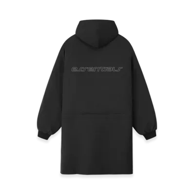 FEAR OF GOD ESSENTIALS Nylon Hooded Parka "Vintage Black"