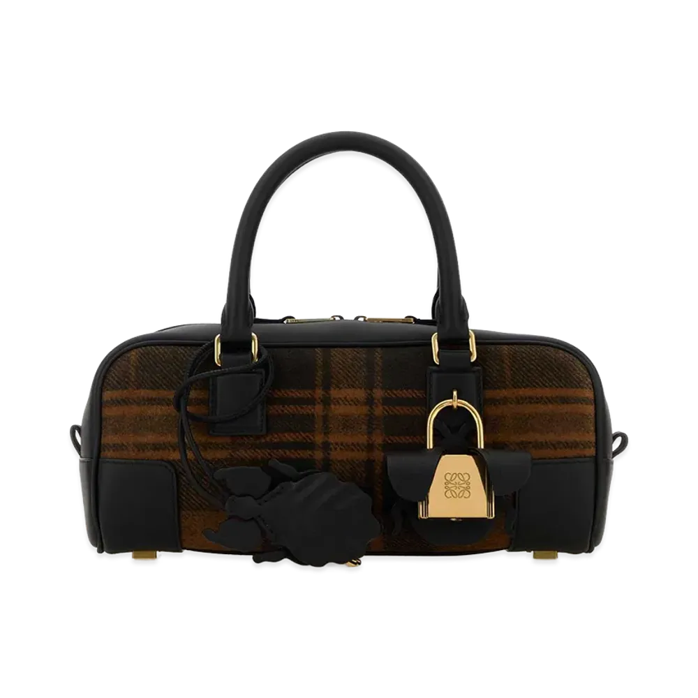 LOEWE Women's Leather And Suede Amazona 23 Handbag "Printed"