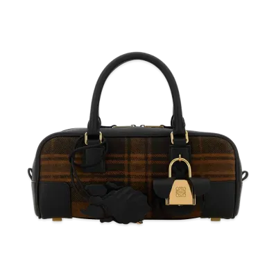 LOEWE Women's Leather And Suede Amazona 23 Handbag "Printed"
