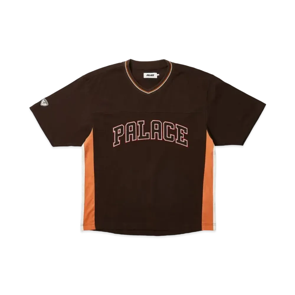 PALACE Panel V-Neck Jersey "Brown"