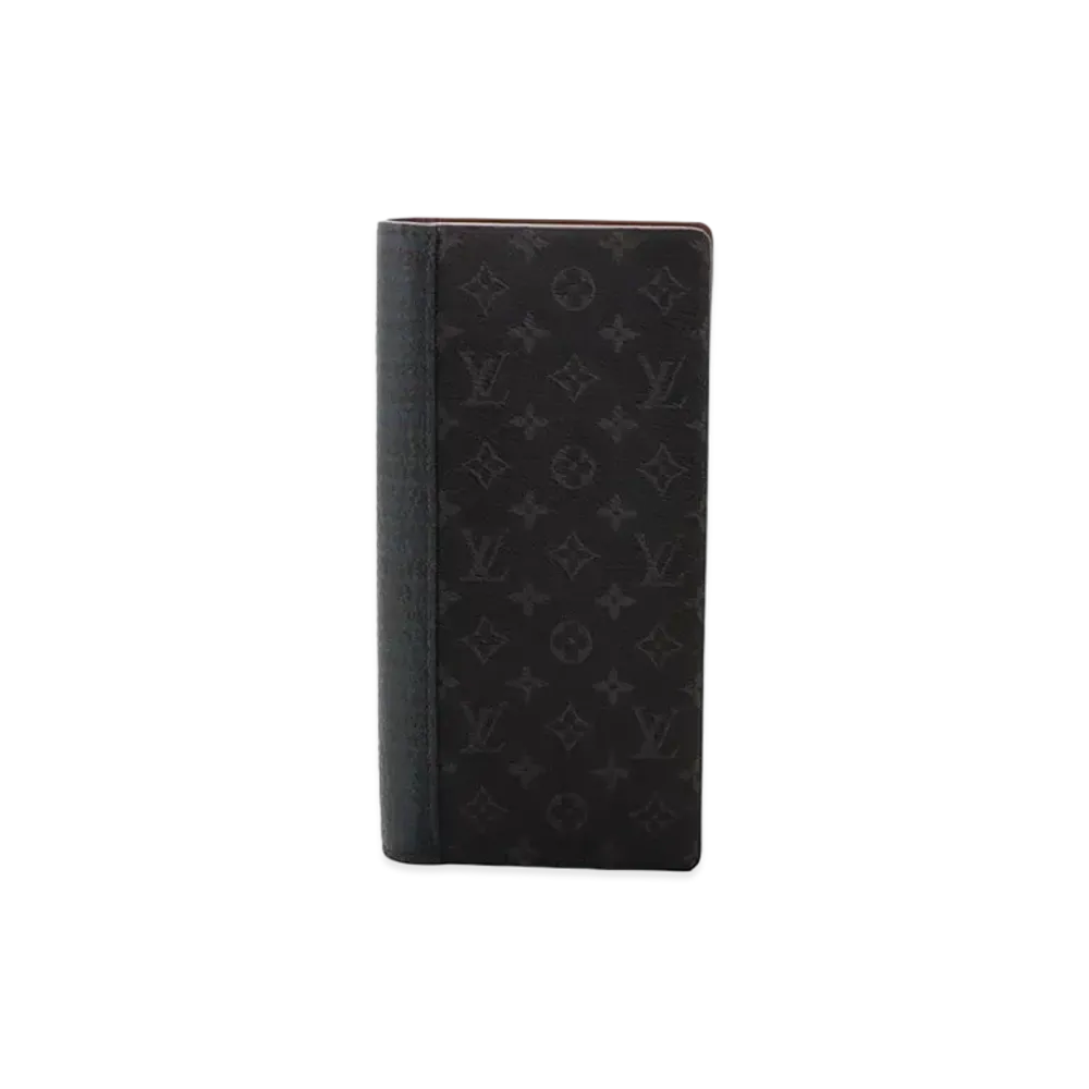 Louis Vuitton Brazza Wallet Monogram Eclipse Patchwork