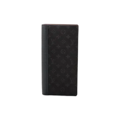 Louis Vuitton Brazza Wallet Monogram Eclipse Patchwork