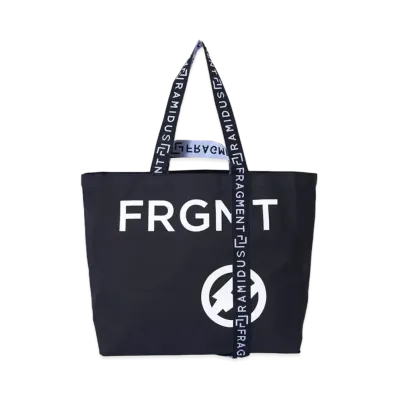 FRAGMENT x RAMIDUS TOTE BAG (L) "Black"
