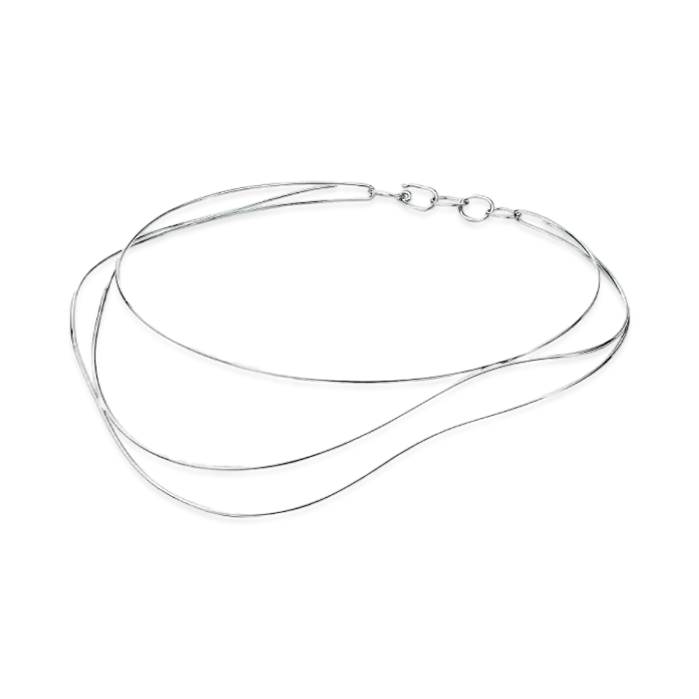 Tiffany & Co. Elsa Peretti Wave Necklace "Silver"