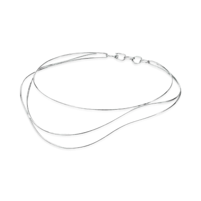 Tiffany & Co. Elsa Peretti Wave Necklace "Silver"