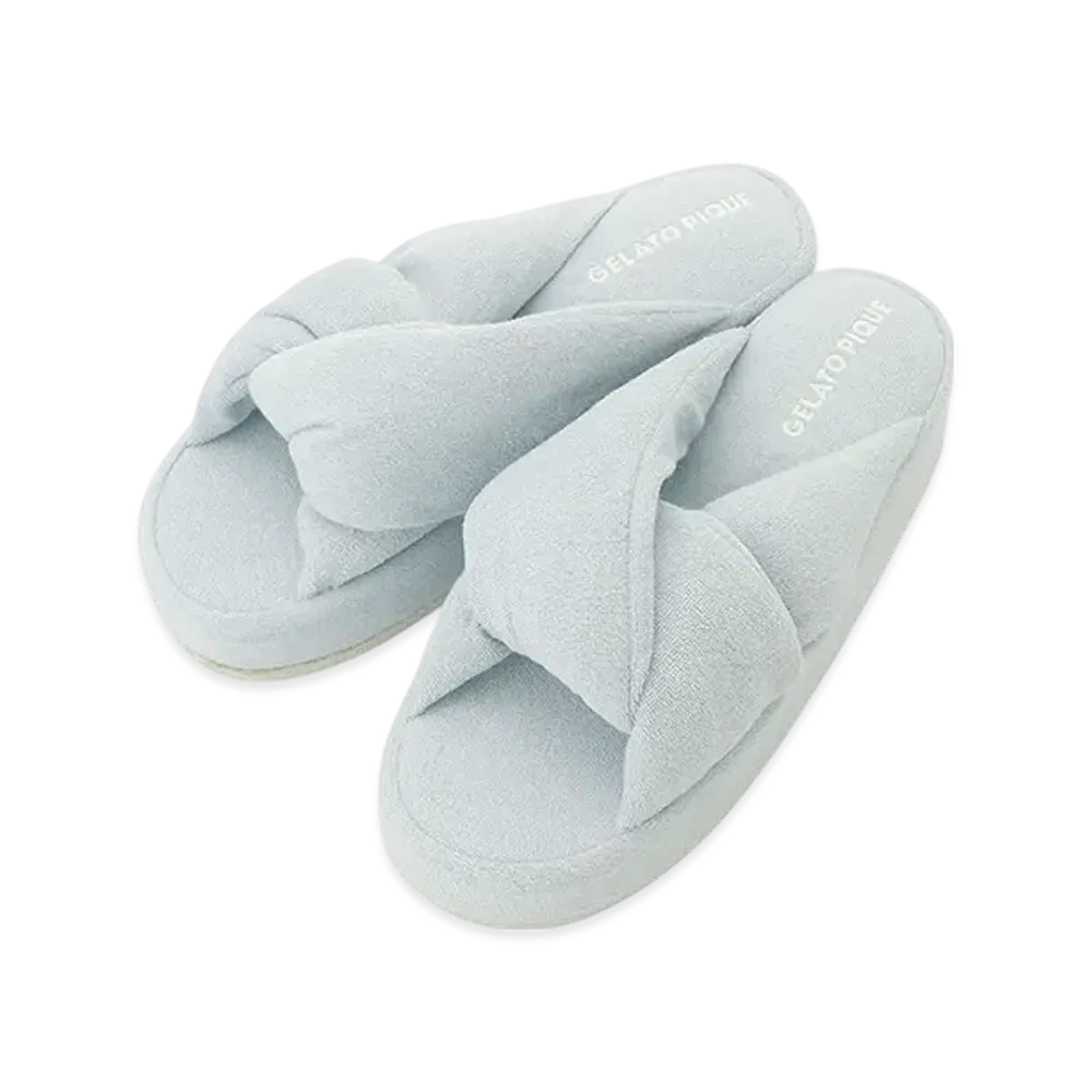 GELATO PIQUE Colorful Pile Room Shoes "Blue"