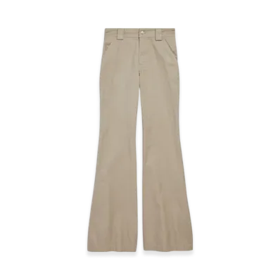 BALENCIAGA Flared Pants "Beige"