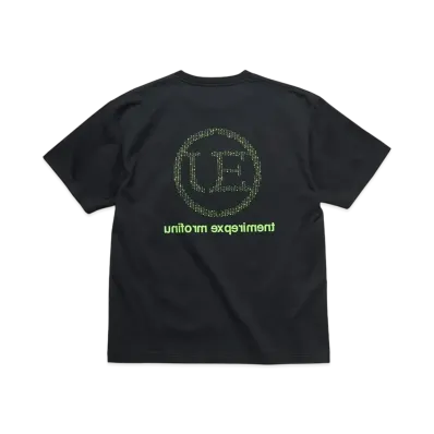 uniform experiment Code Logo Tee "Black"