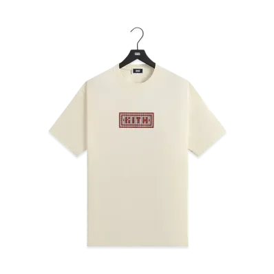 Kith Blossom Logo Tee "Sandrift"