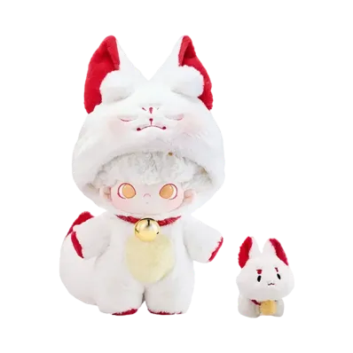POP MART DIMOO No One's Gonna Sleep Tonight 40cm Plush Fox Sprit