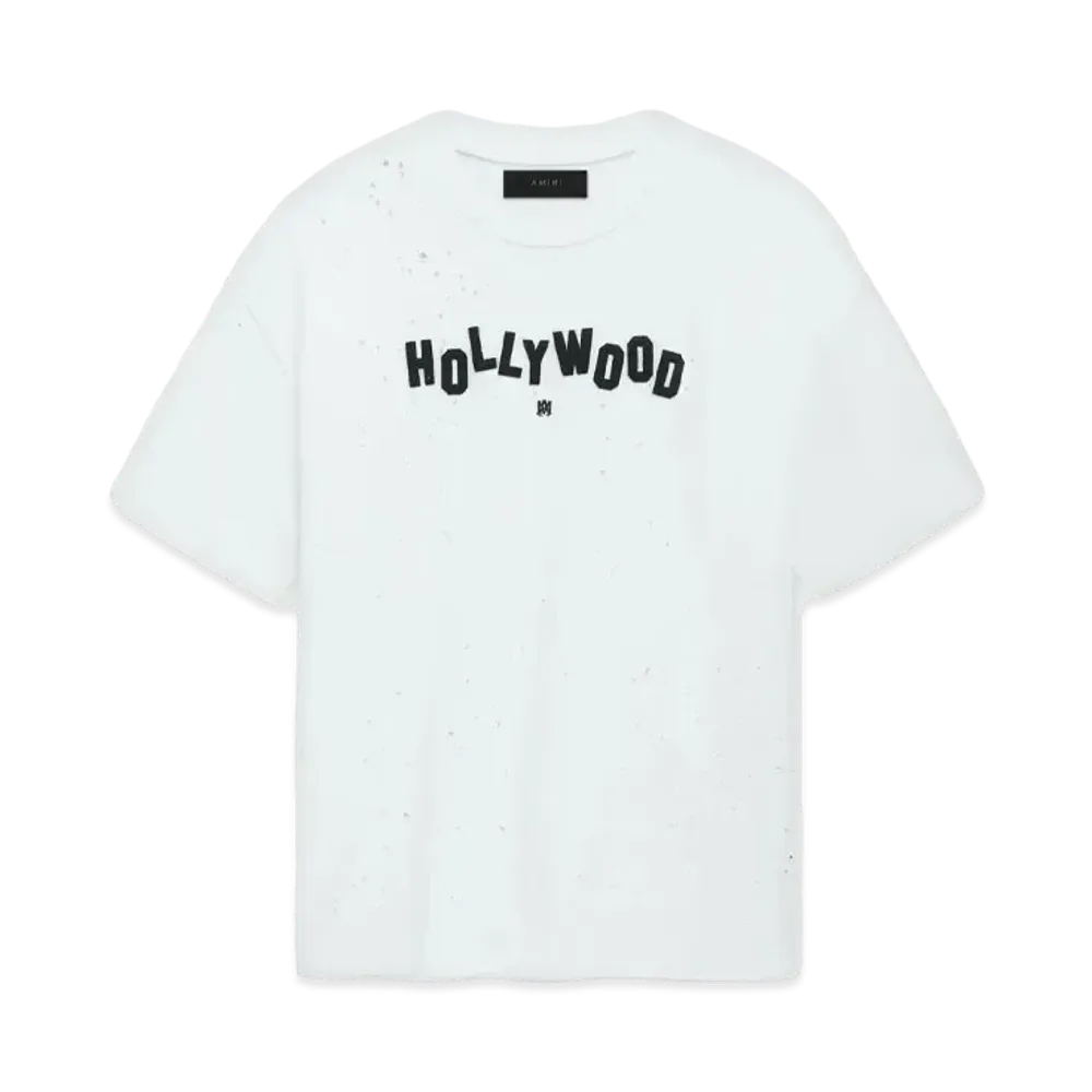 AMIRI Hollywood Shotgun Oversized Tee "White"