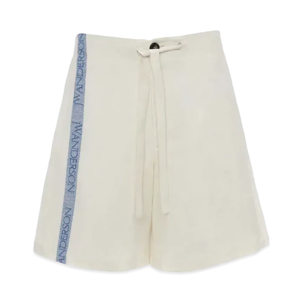JW ANDERSON Wide Leg Shorts "Off White"
