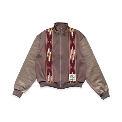 KAPITAL Smooth Jersey KOCHI & ZEPHYR Track JKT "Light Brown"