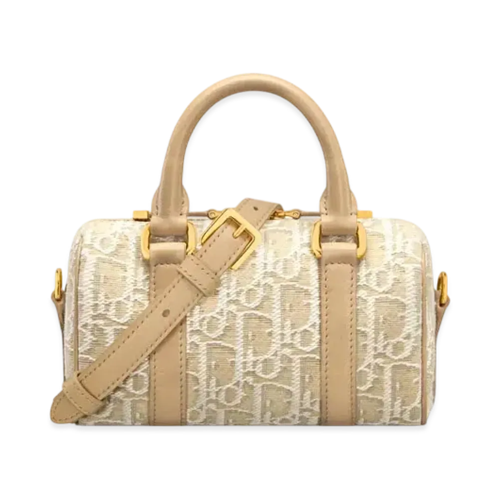 Dior Nano Dior Groove 17 Bag Dior Oblique Jacquard "Natural"