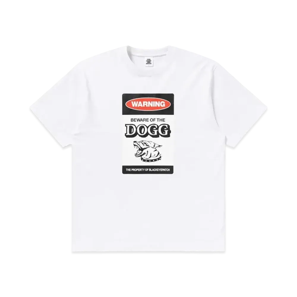 BlackEyePatch x Jin Dogg Beware Of The Dogg Tee "White"
