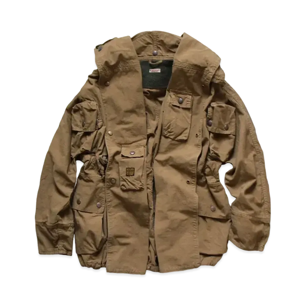 KAPITAL Ripstop Alpine Ring Coat "Gold"