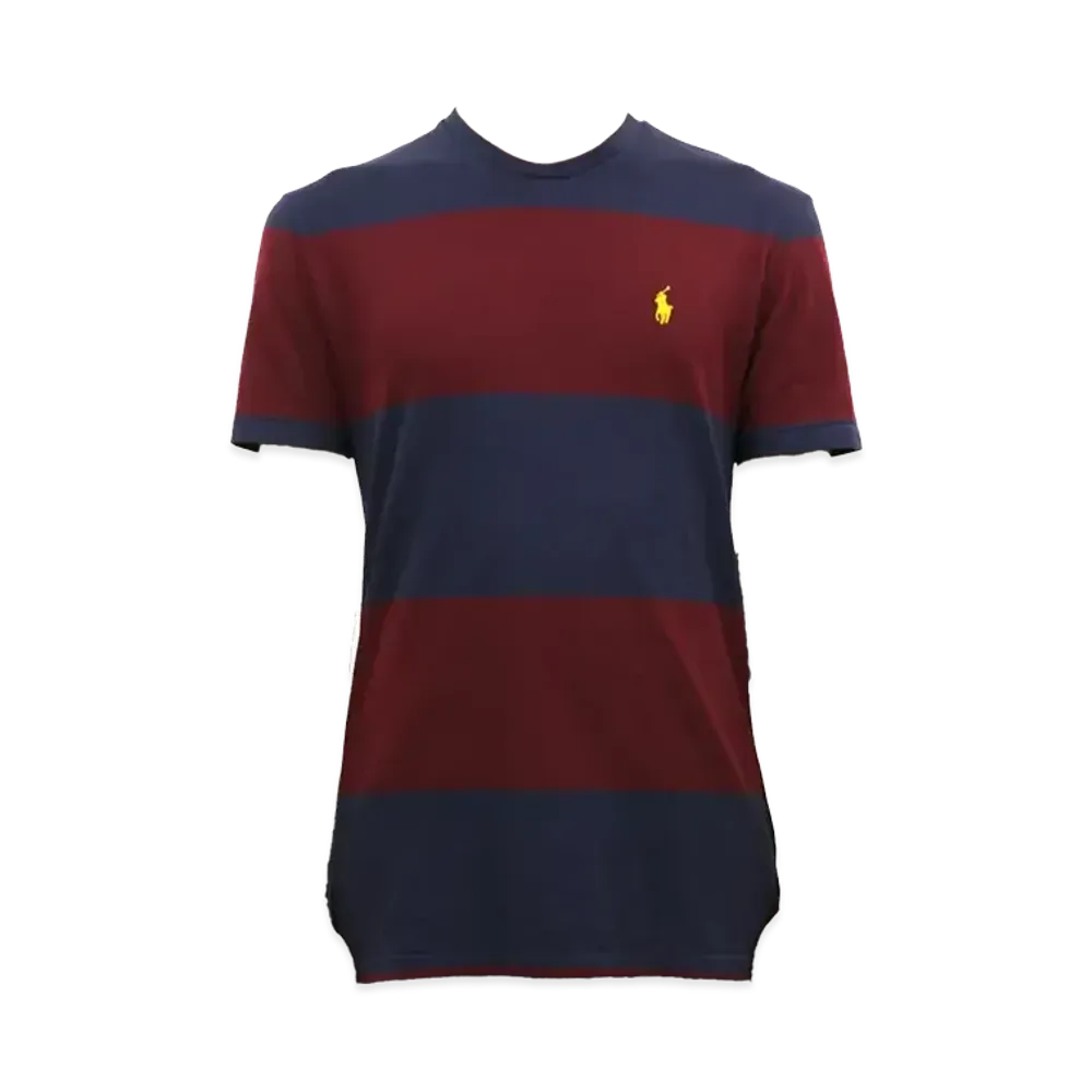 Polo Ralph Lauren Deer Child Stripe Tee "Navy/Red"